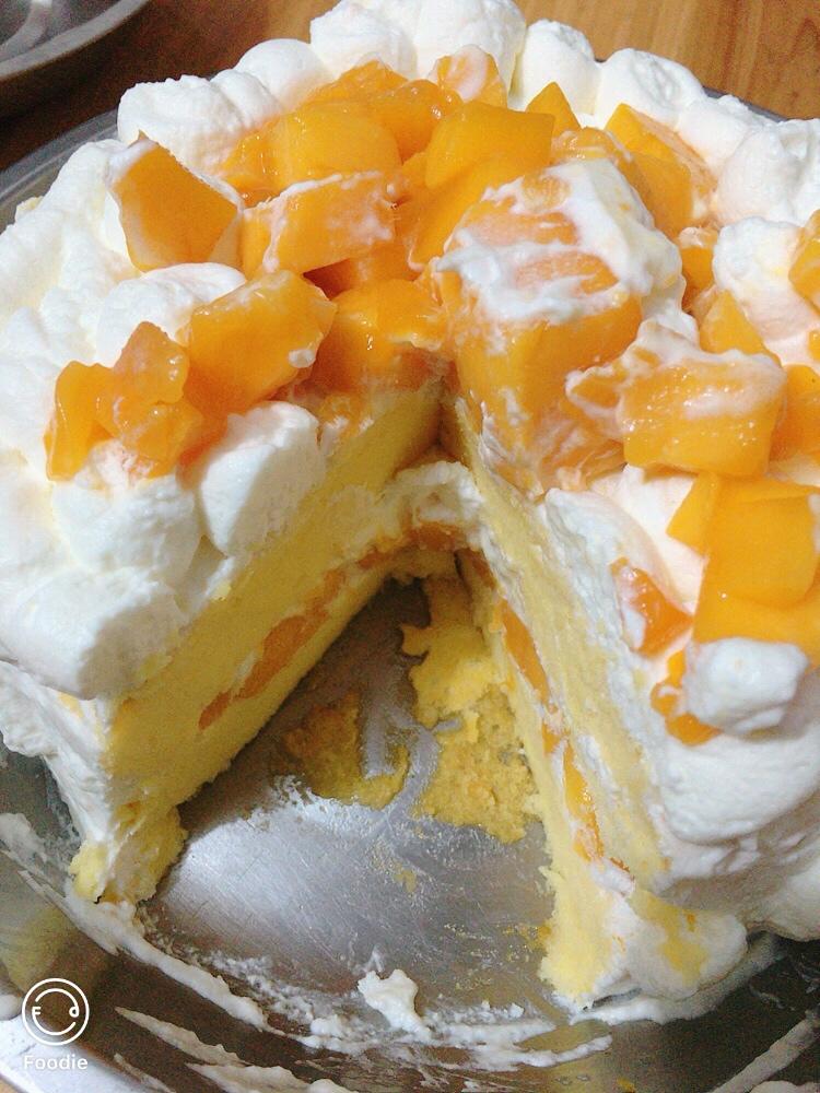 新手必成8寸生日蛋糕（详细多图干货经验分享，解决戚风蛋糕塌陷，奶油饰面涂不好，烤箱温度不好掌握等各种问题）