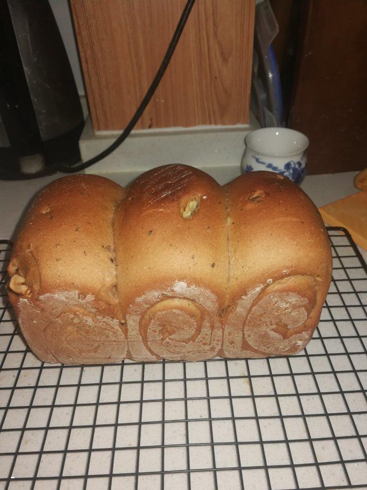 双种芝麻全麦吐司 100%全麦 烫种+波兰种