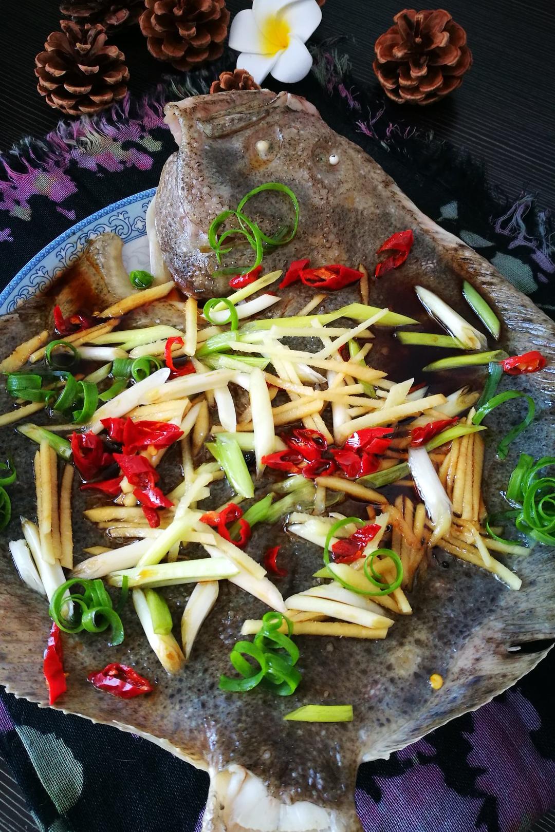 清蒸多宝鱼