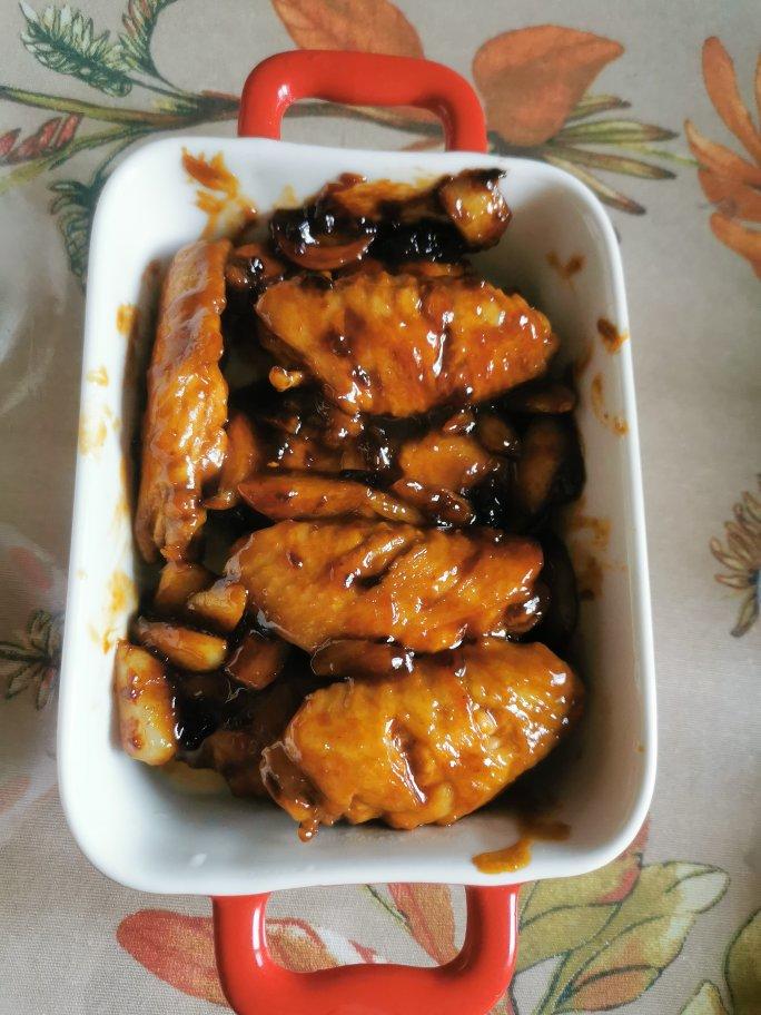 蒜香蚝油鸡翅中