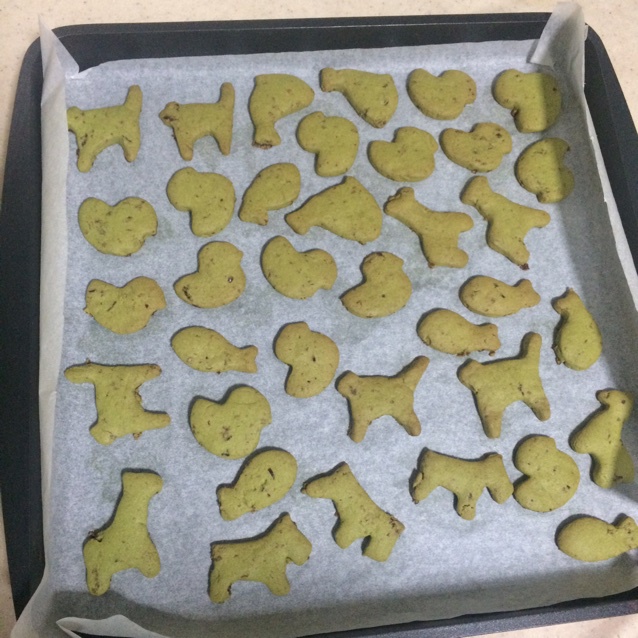 抹茶蔓越莓饼干