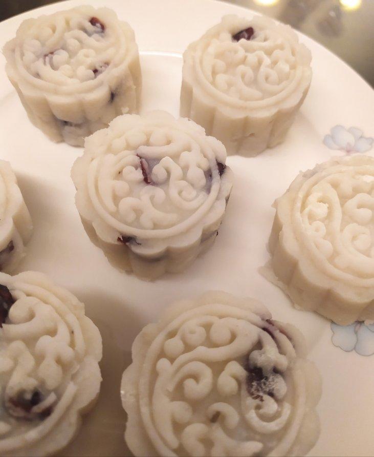 不加糖的山药糕（添加蔓越莓/葡萄干）