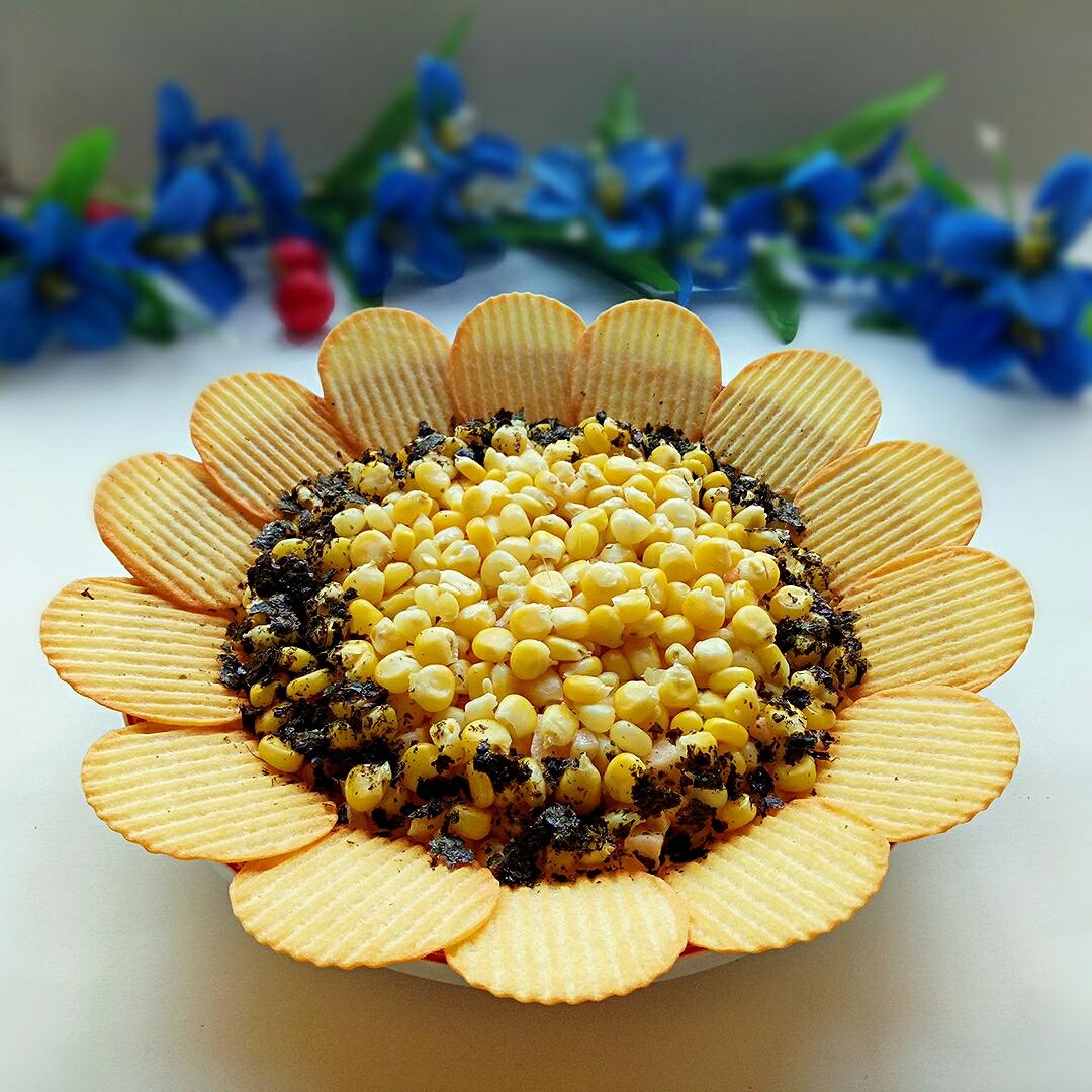 向日葵水果沙拉的做法