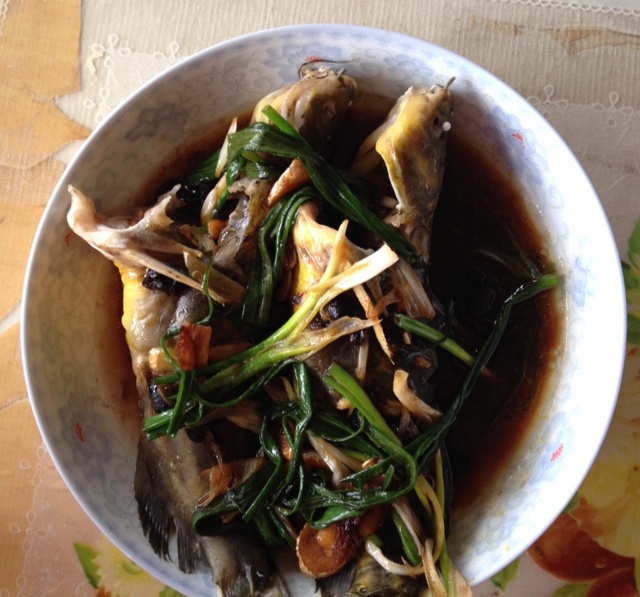 豆豉蒸黄骨鱼
