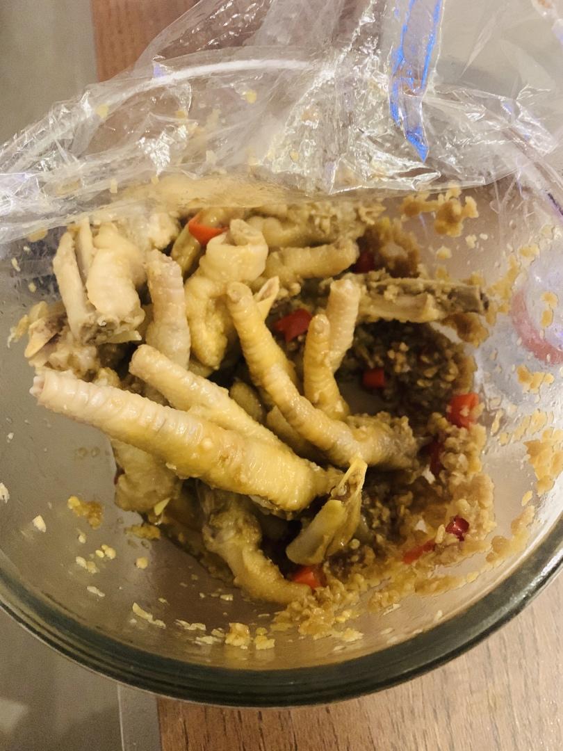 自制凉拌蒜香鸡爪