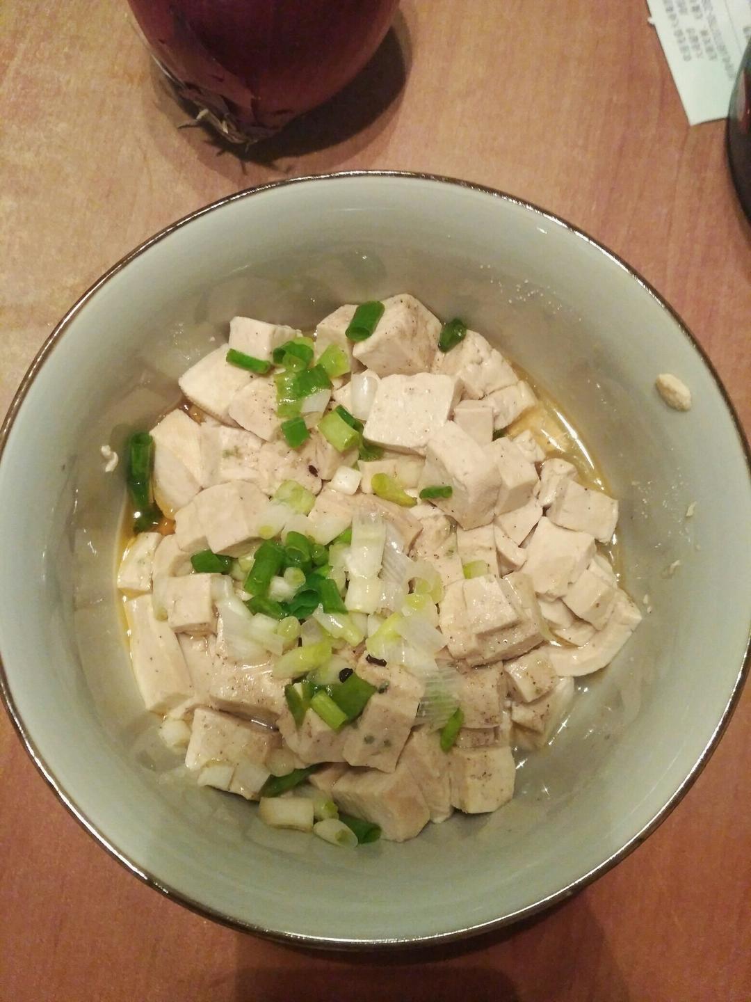 小葱拌豆腐