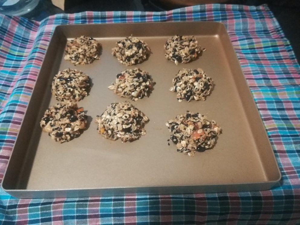 红豆燕麦饼干