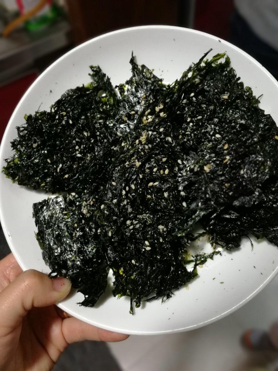 平底锅烤紫菜