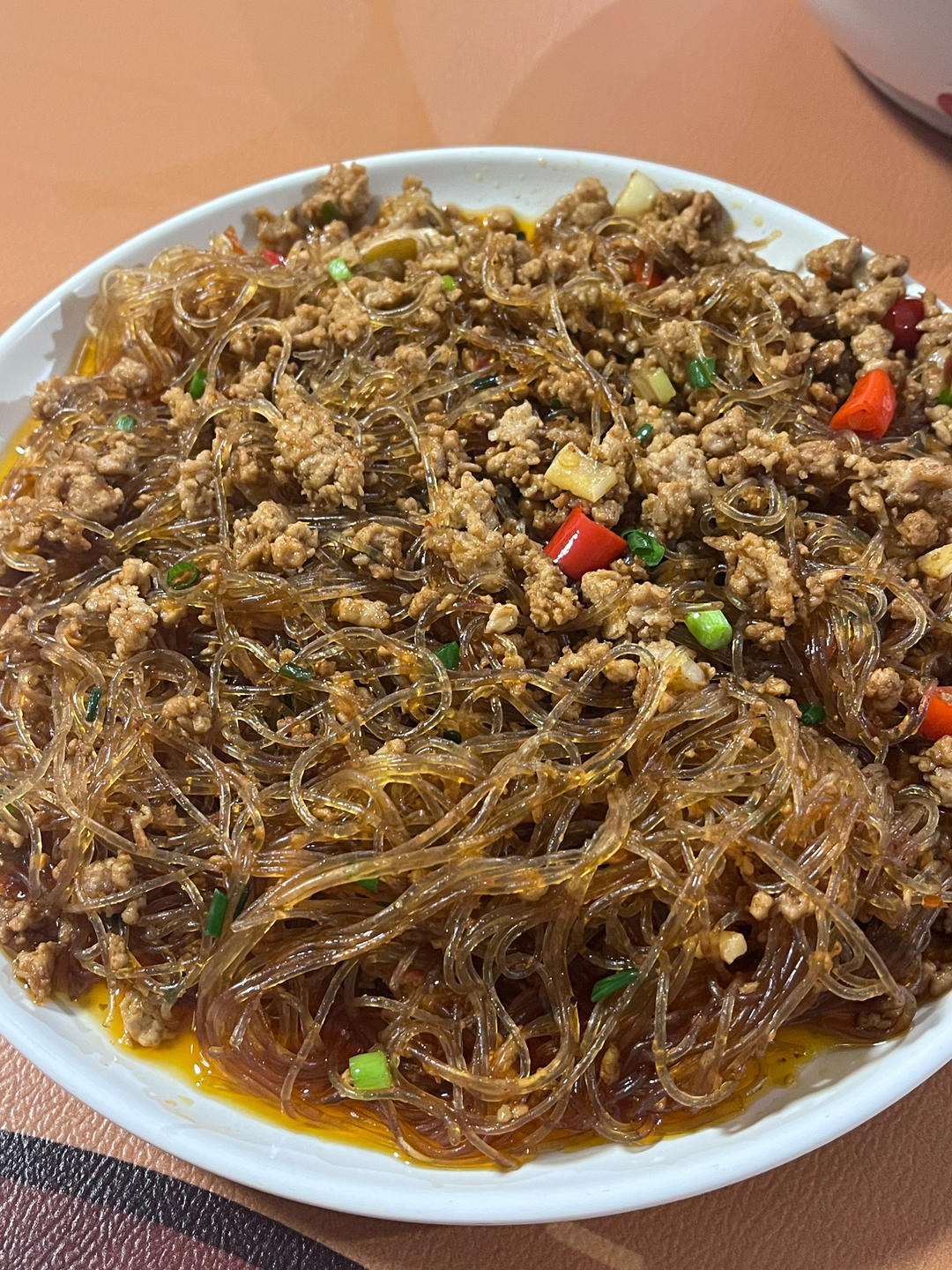 肉末粉丝煲（蚂蚁上树，干捞粉丝煲）