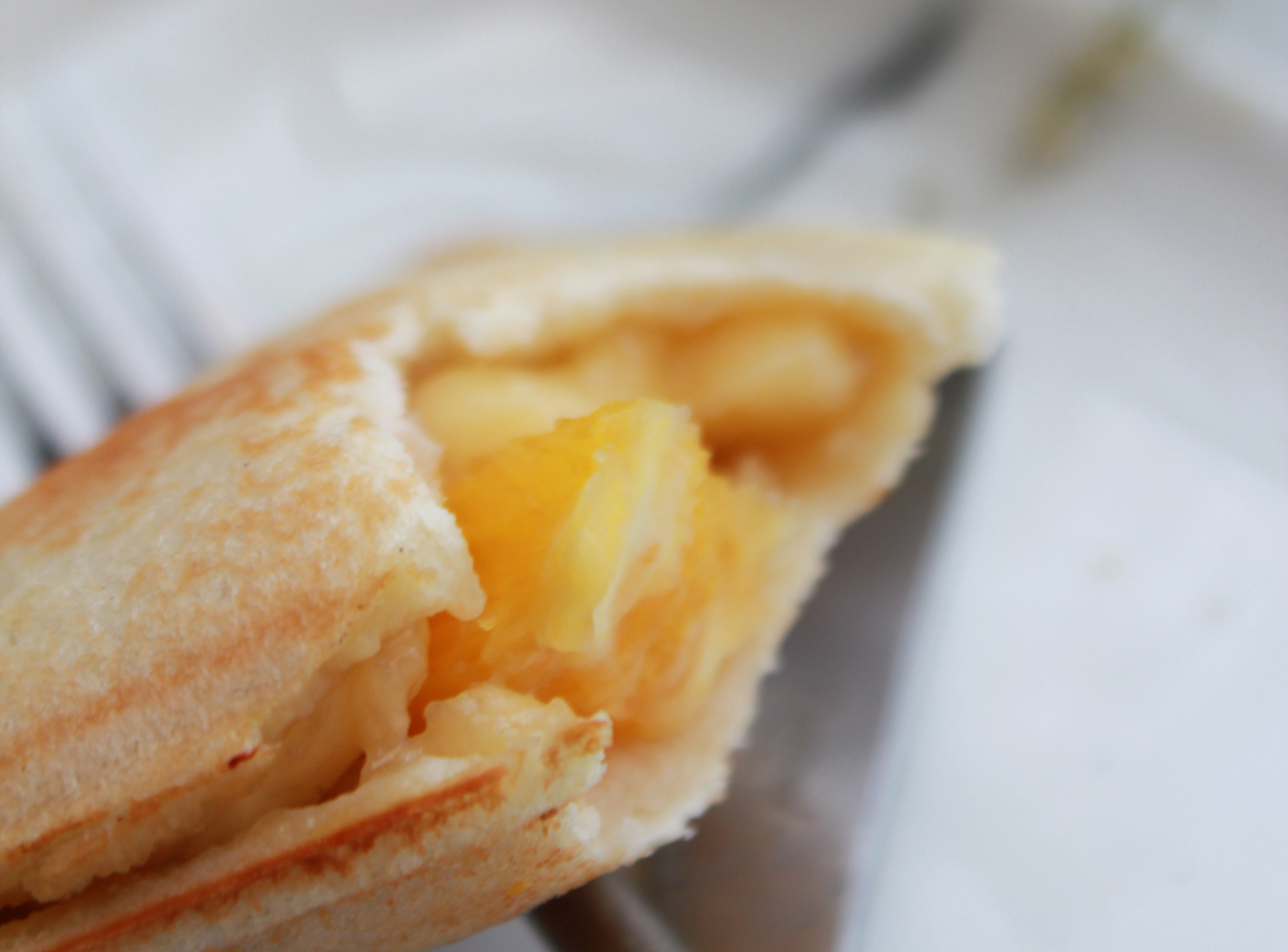 甜橙香蕉三明治（三明治机版）的做法
