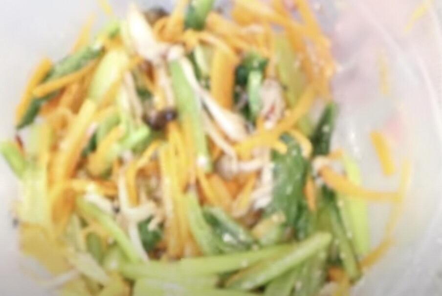 三色ナムル的做法