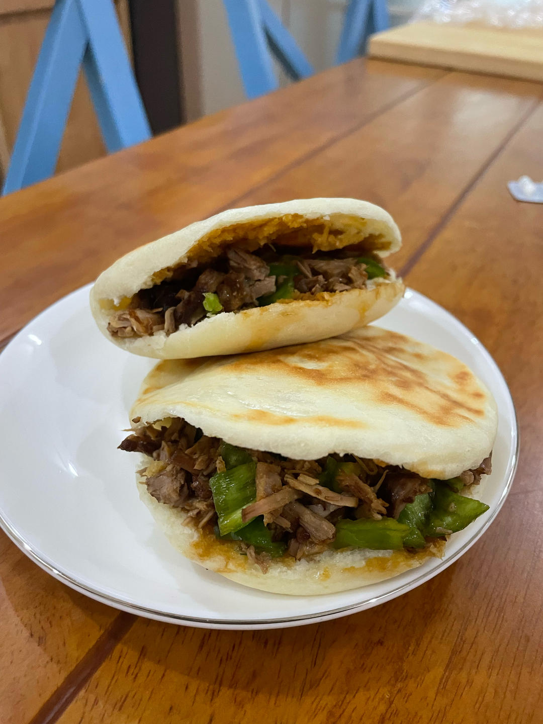 肉夹馍(白吉馍的制作)