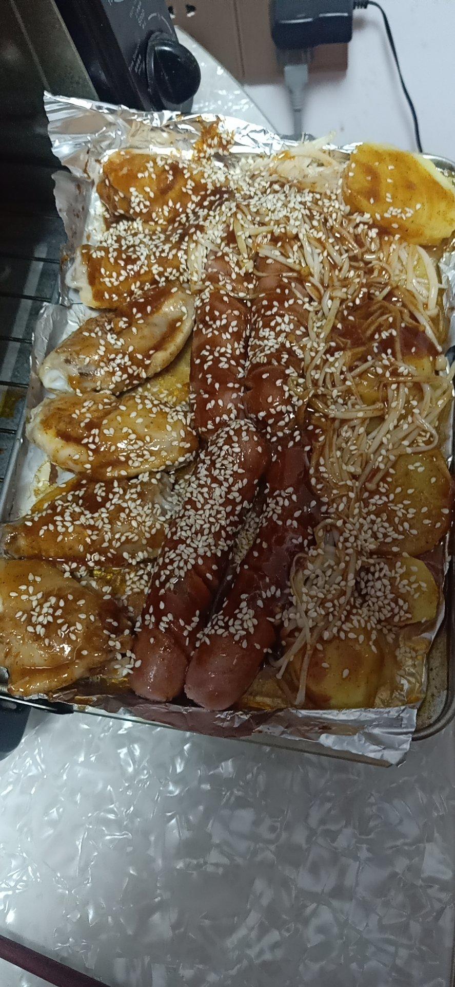 快乐观点做的家庭版烧烤烤箱版