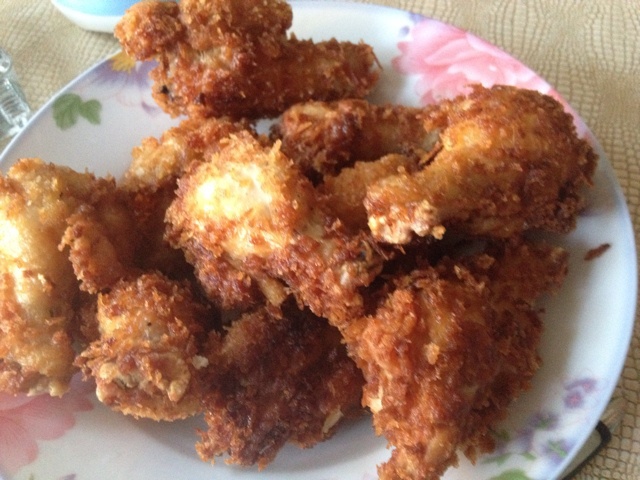 香脆辣味炸鸡翅