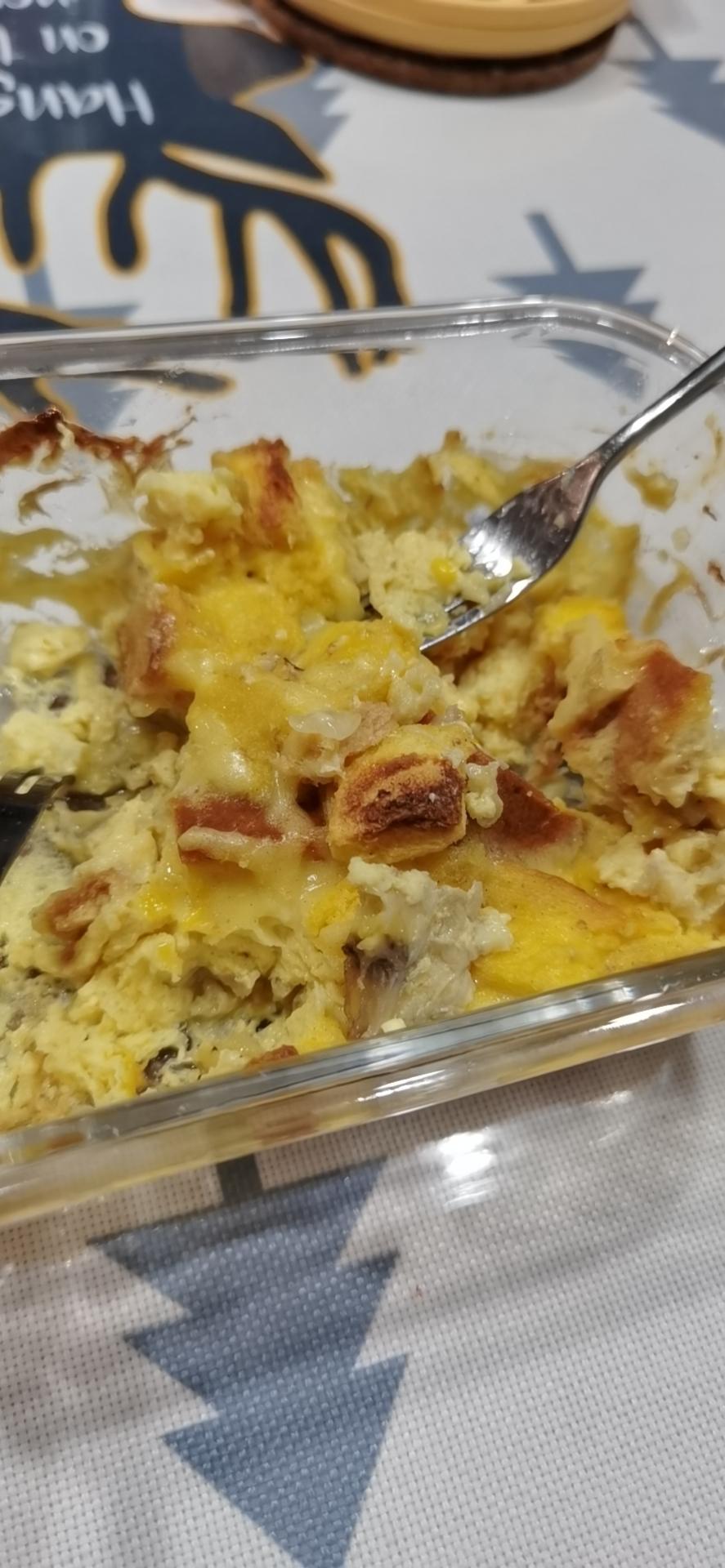 健康奶香土司布丁