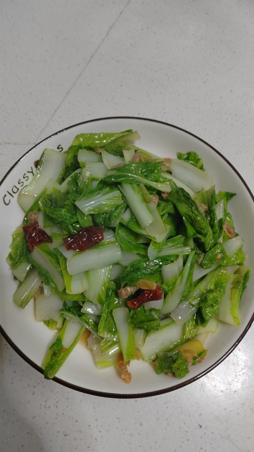 鲜美营养的 虾米🦐杭白菜
