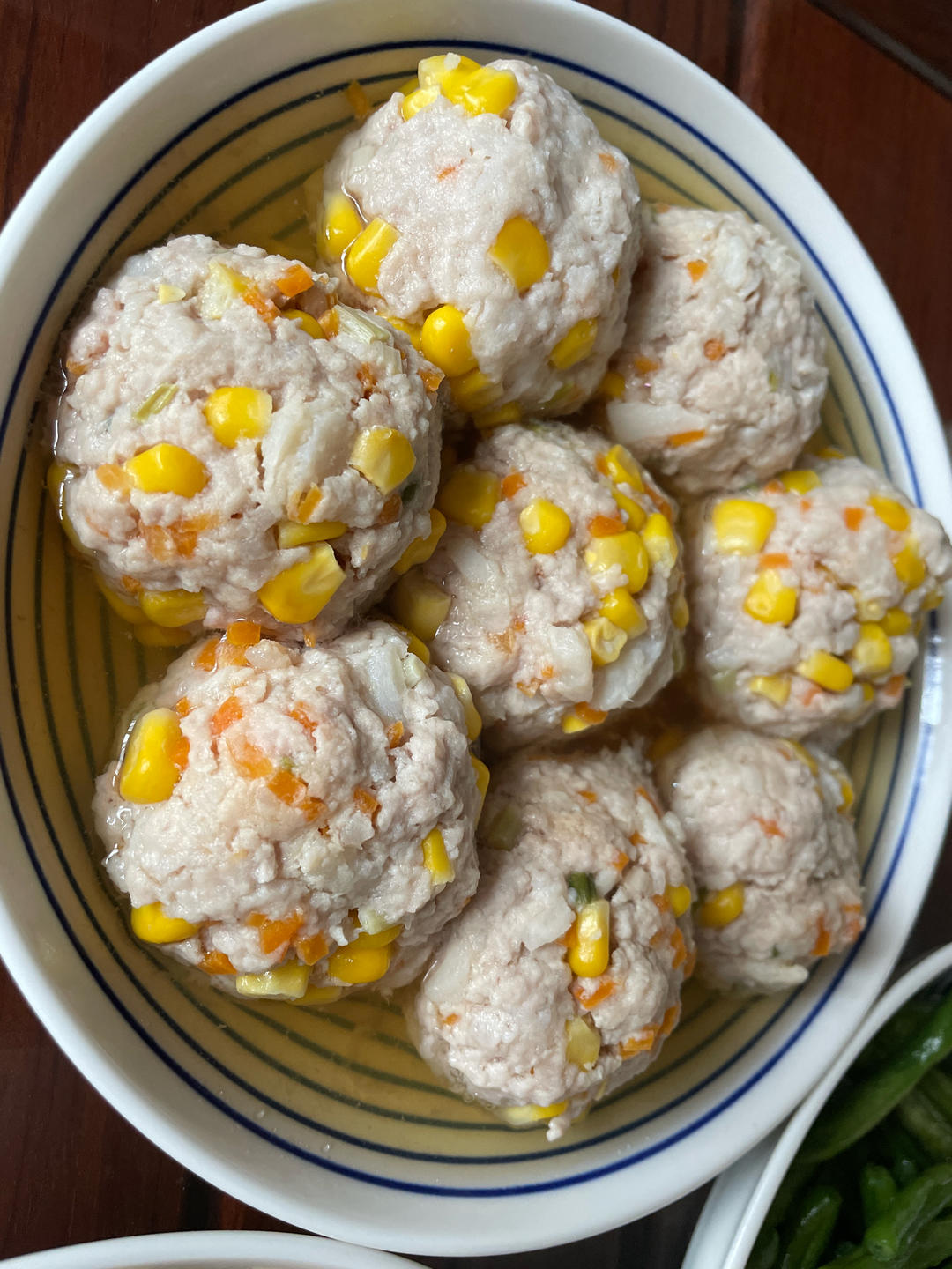 山药蒸肉丸
