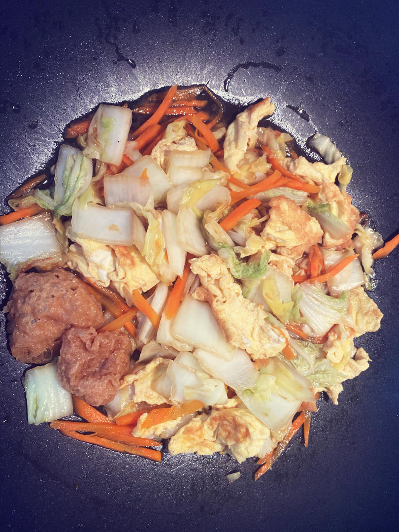 蛋酥卤白菜