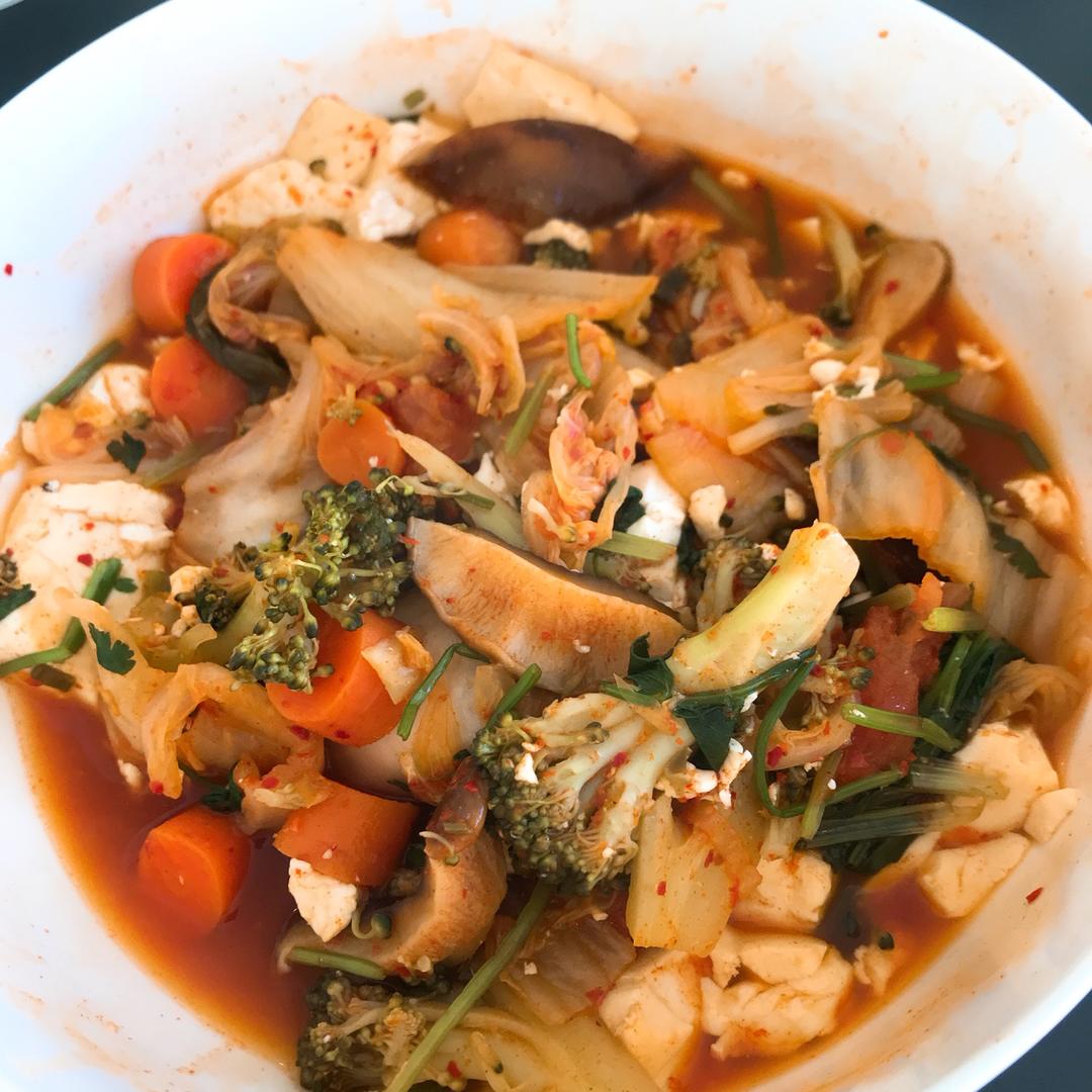 韩式豆腐锅 Korean Tofu Hotpot
