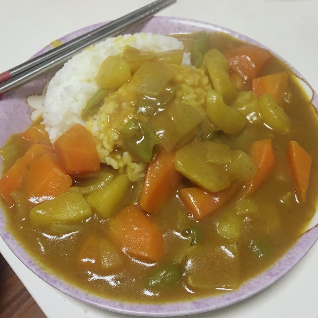 基础版土豆咖喱饭