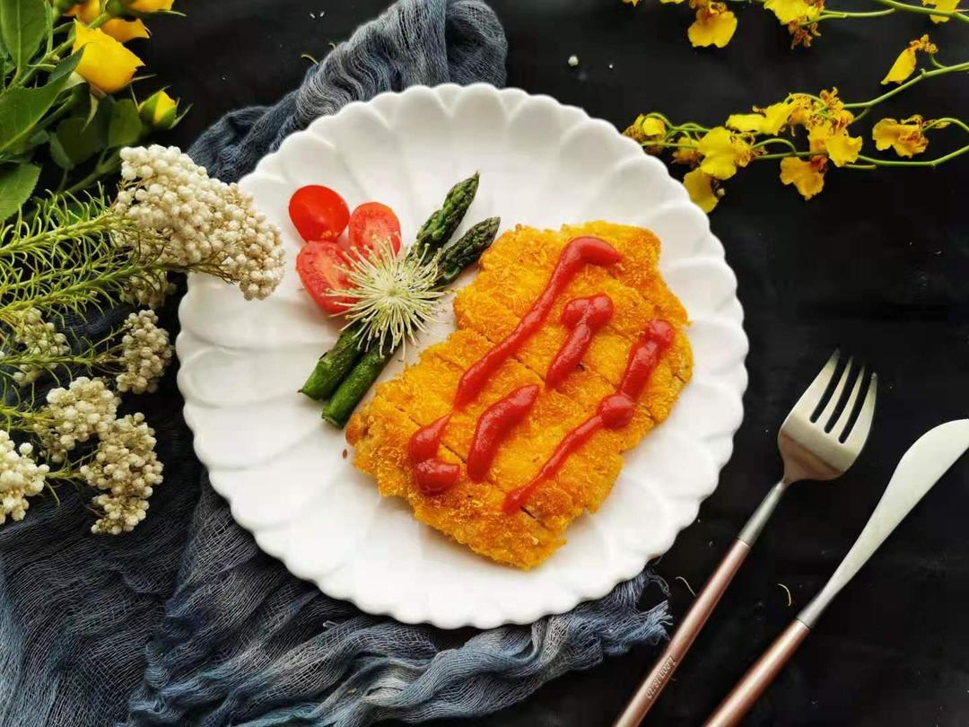 藤椒鸡排芦笋沙拉#太阳谷菜谱#