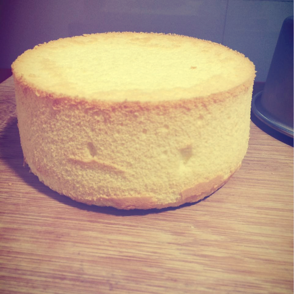 6寸原味戚风蛋糕