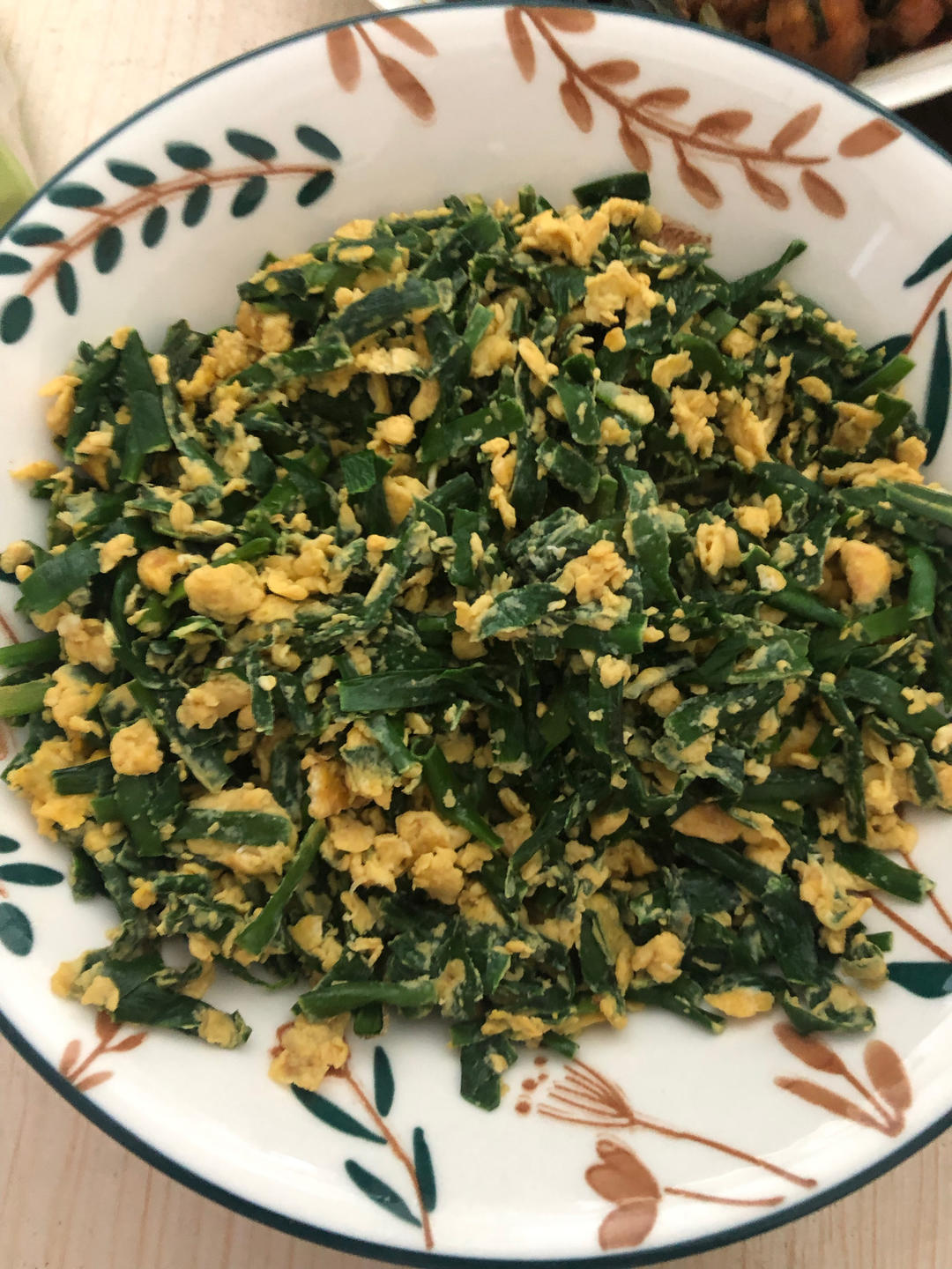 韭菜炒鸡蛋