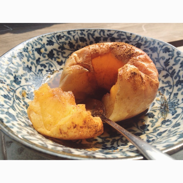 快手红糖苹果(微波炉版)