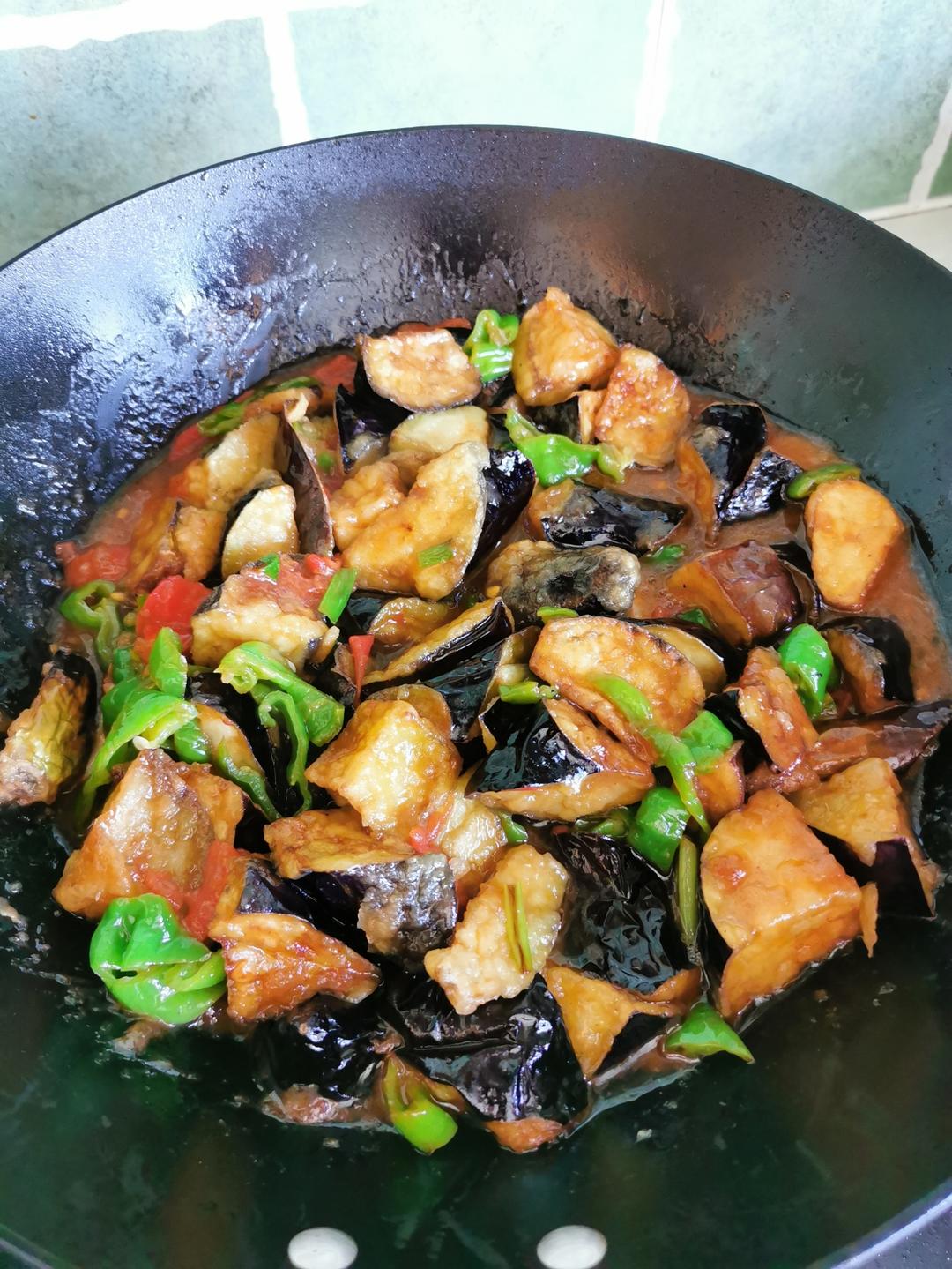 比肉好吃的红烧茄子