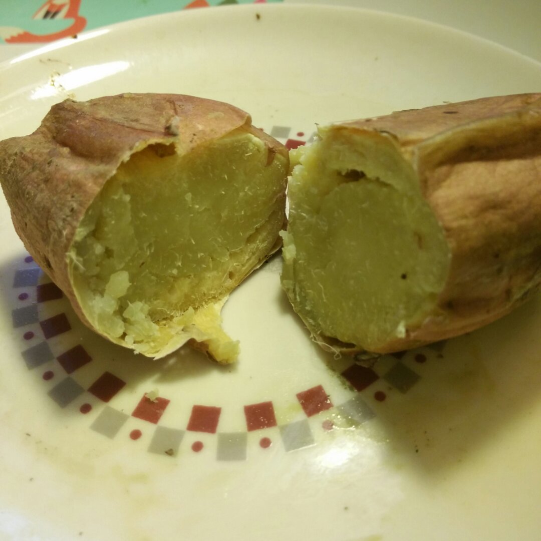 【健康三餐】简单好吃的微波炉烤红薯