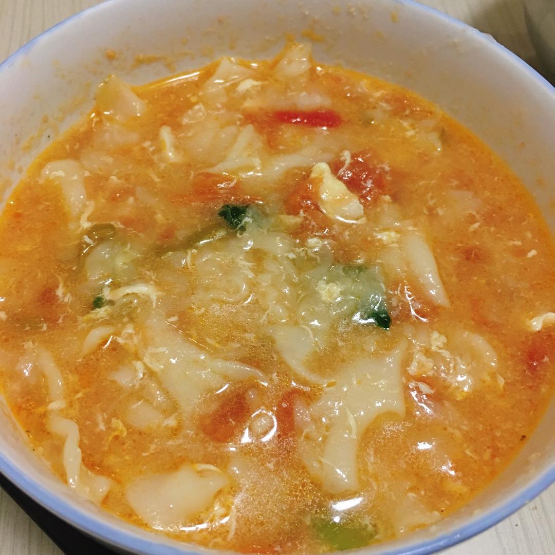 西红柿鸡蛋揪片汤