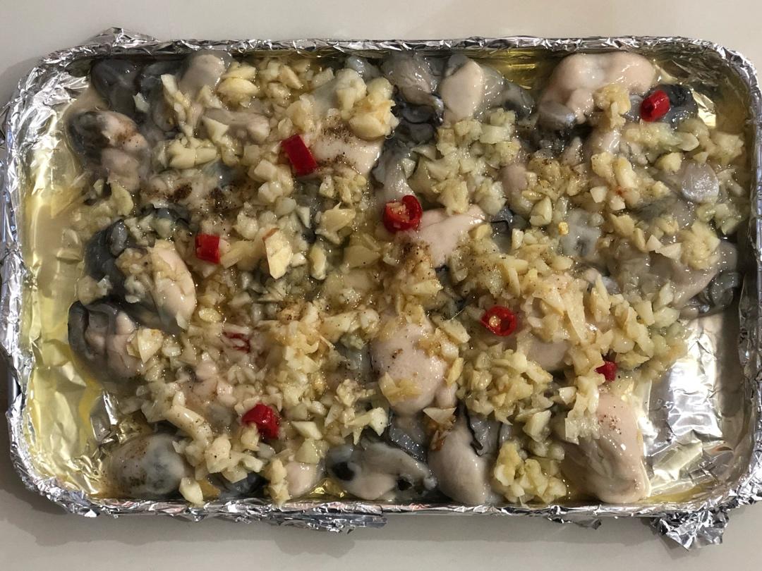 锡纸包烤生蚝