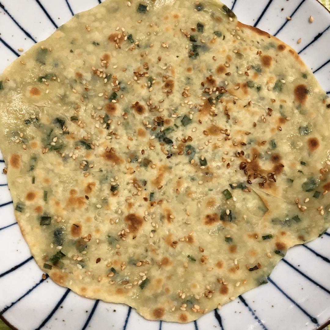 快手芝麻葱花蛋饼