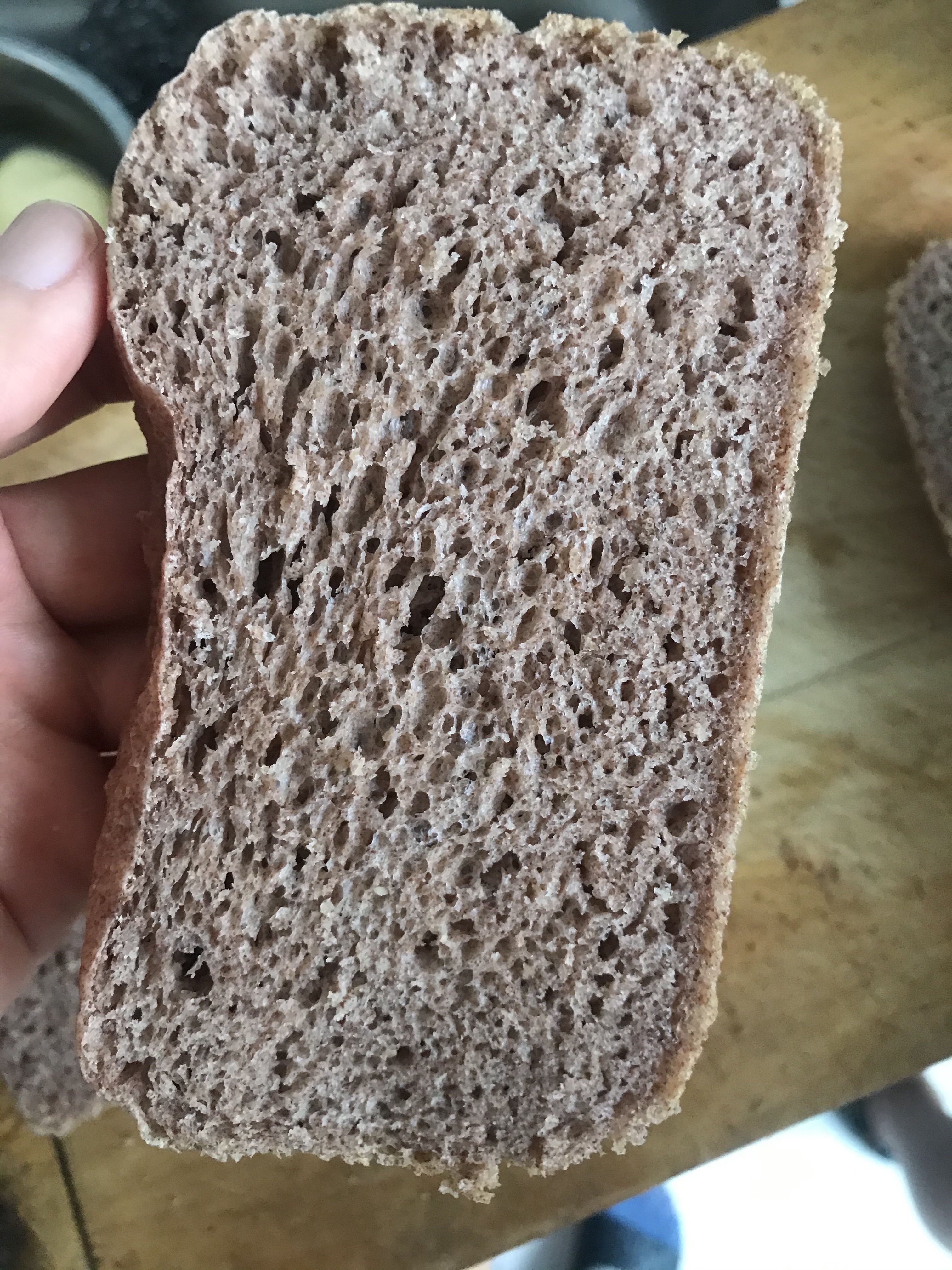 粗粮面包（全麦粉+高筋粉）烤箱版