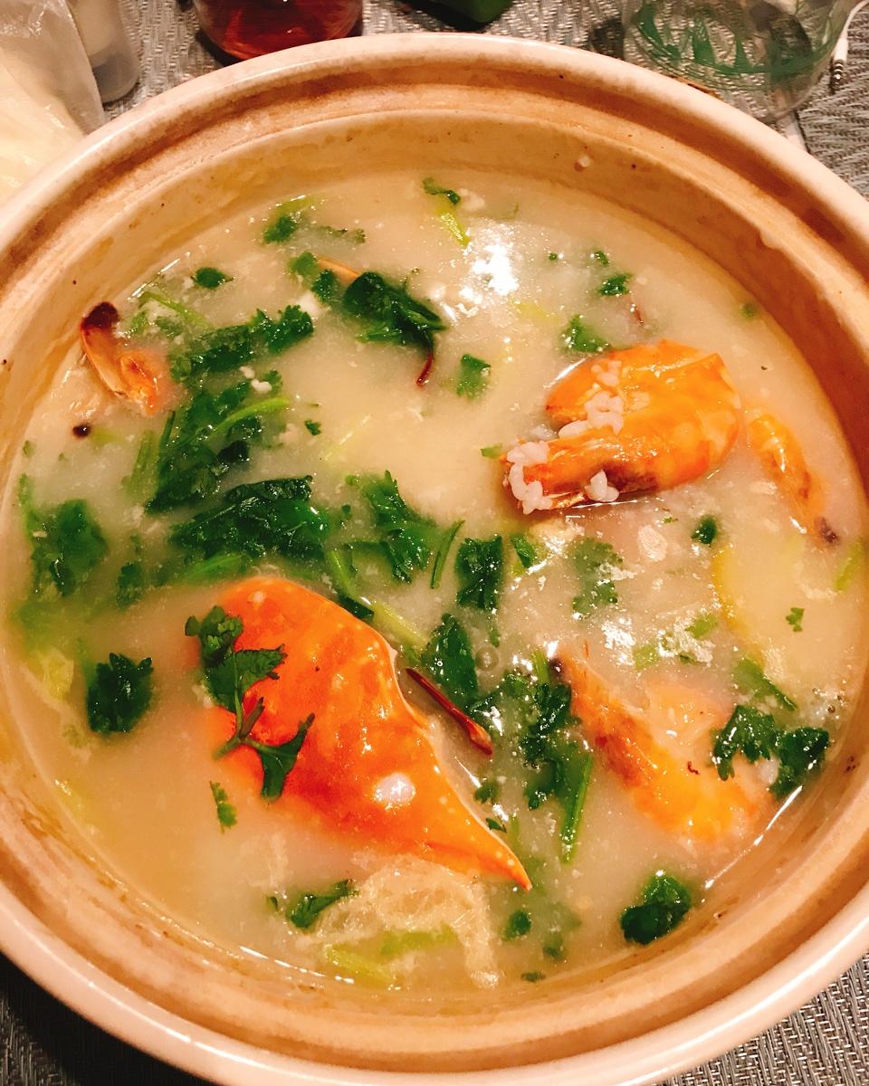 梭子蟹粥