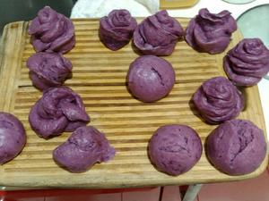 紫薯玫瑰花卷的做法 步骤8