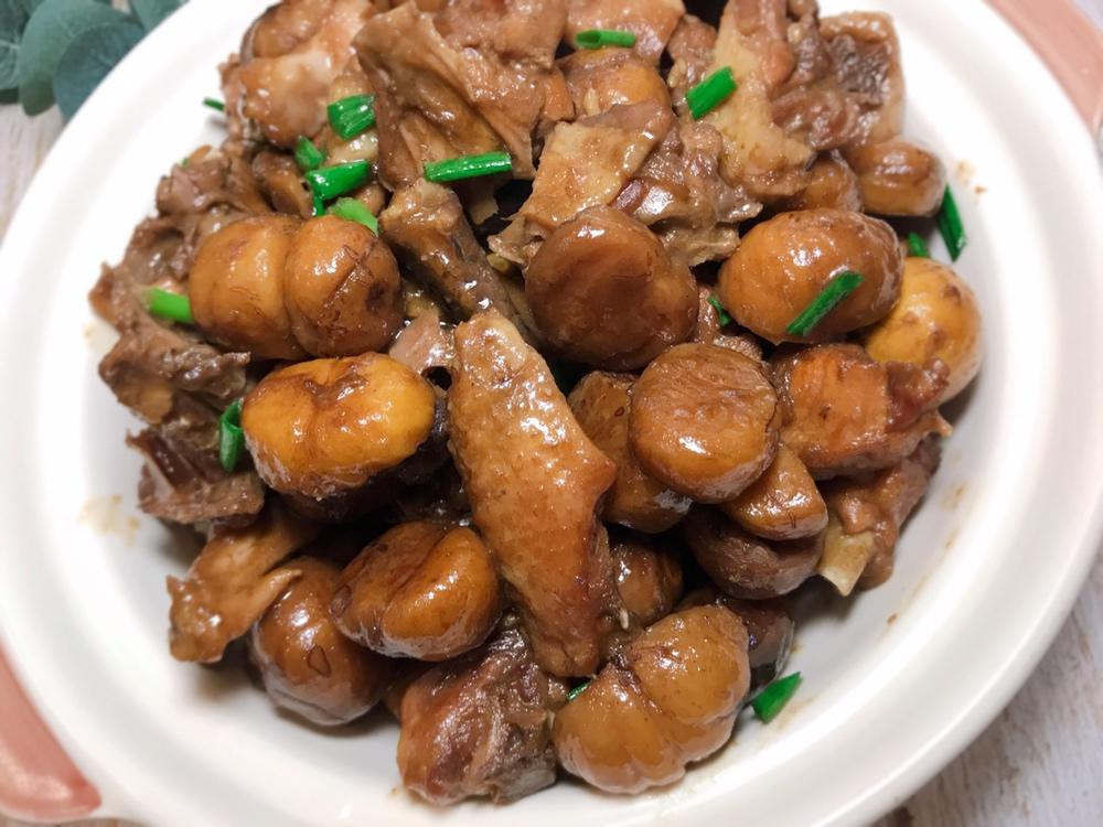 板栗炖（烧）鸡做法