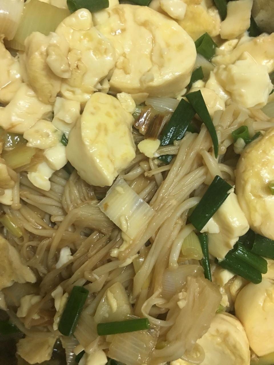 超级下饭菜--金针菇日本豆腐