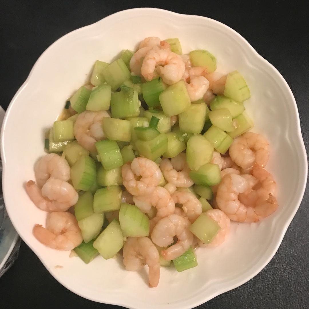 虾仁炒青瓜