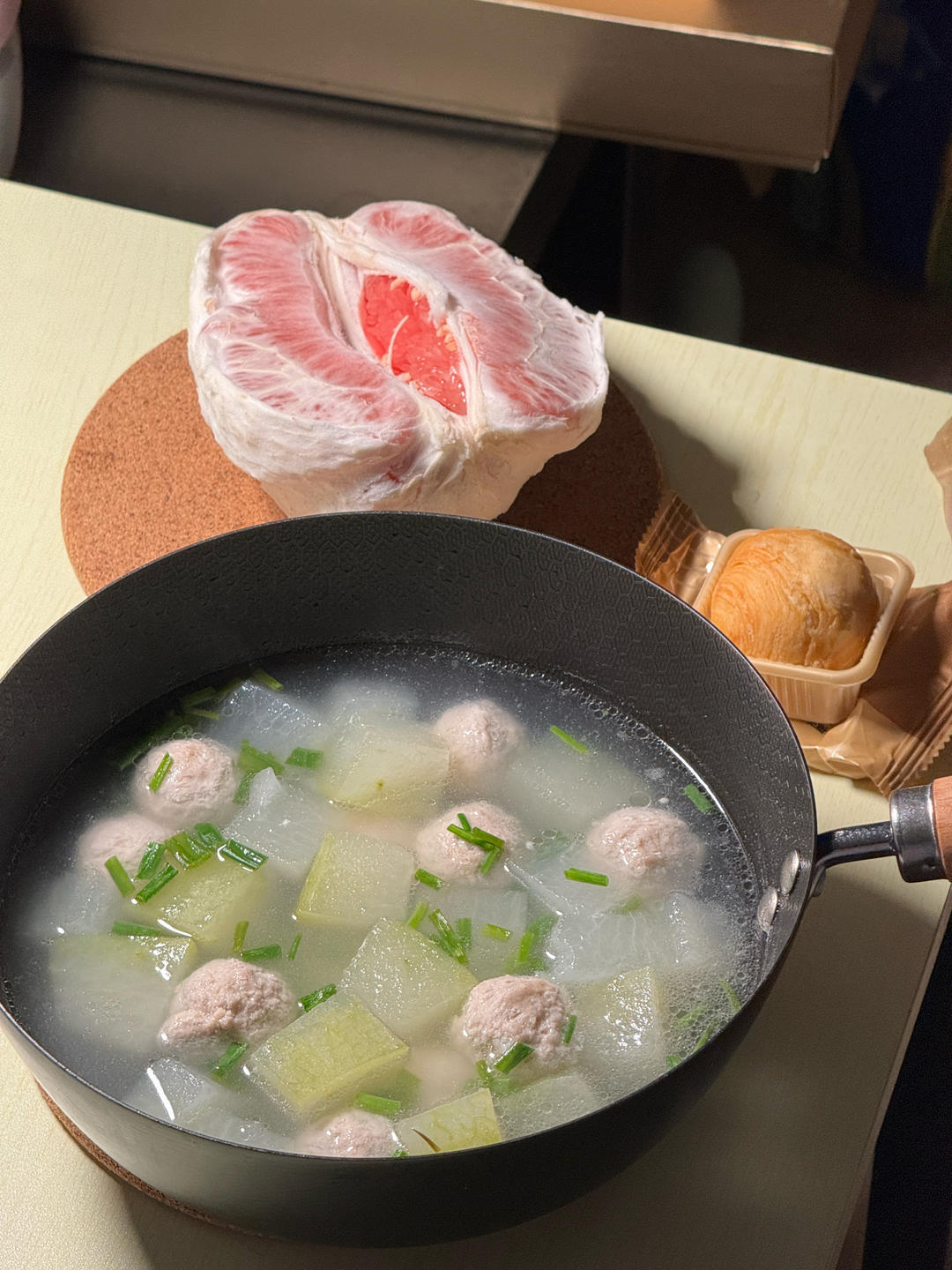 巨鲜美的冬瓜丸子汤