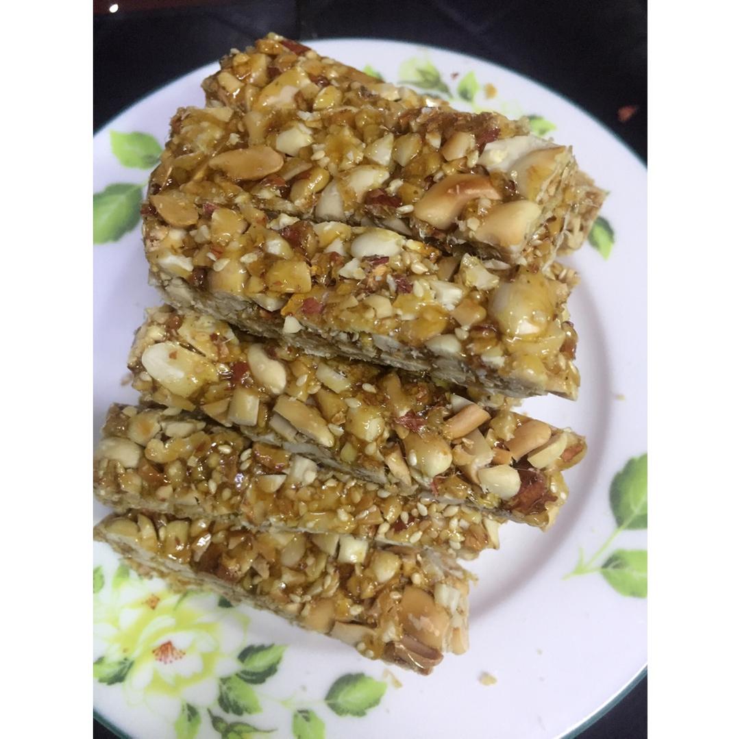 无水无油香脆花生糖