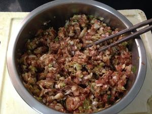 包心菜猪肉饺子的做法 步骤6