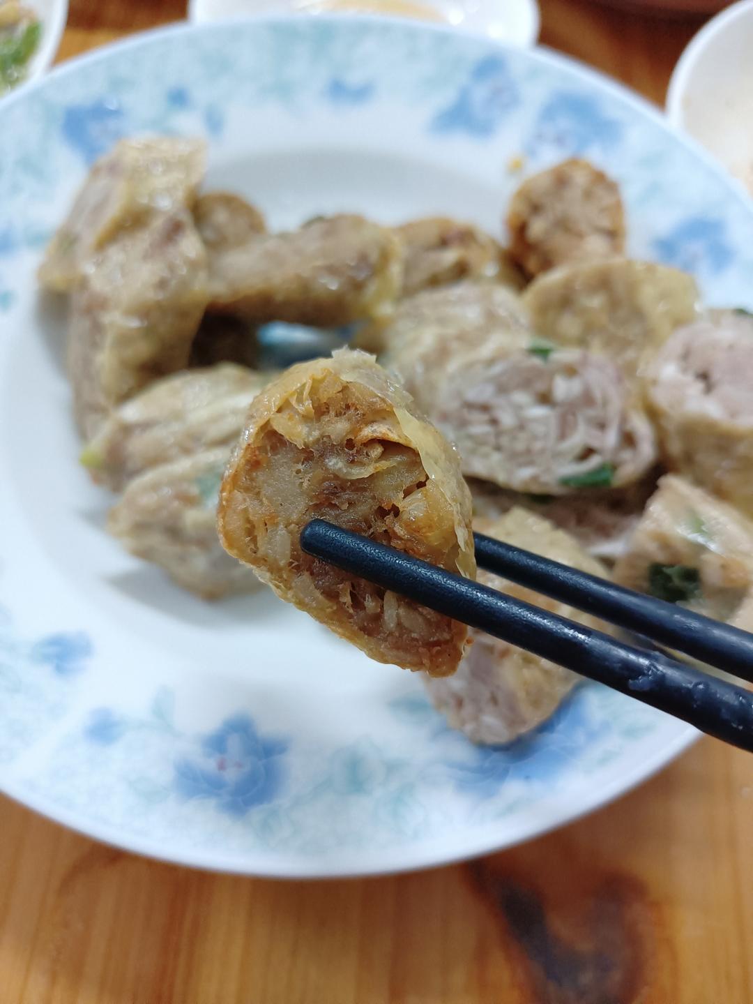 香酥腐竹卷（肉卷-香芋卷）的做法 步骤10