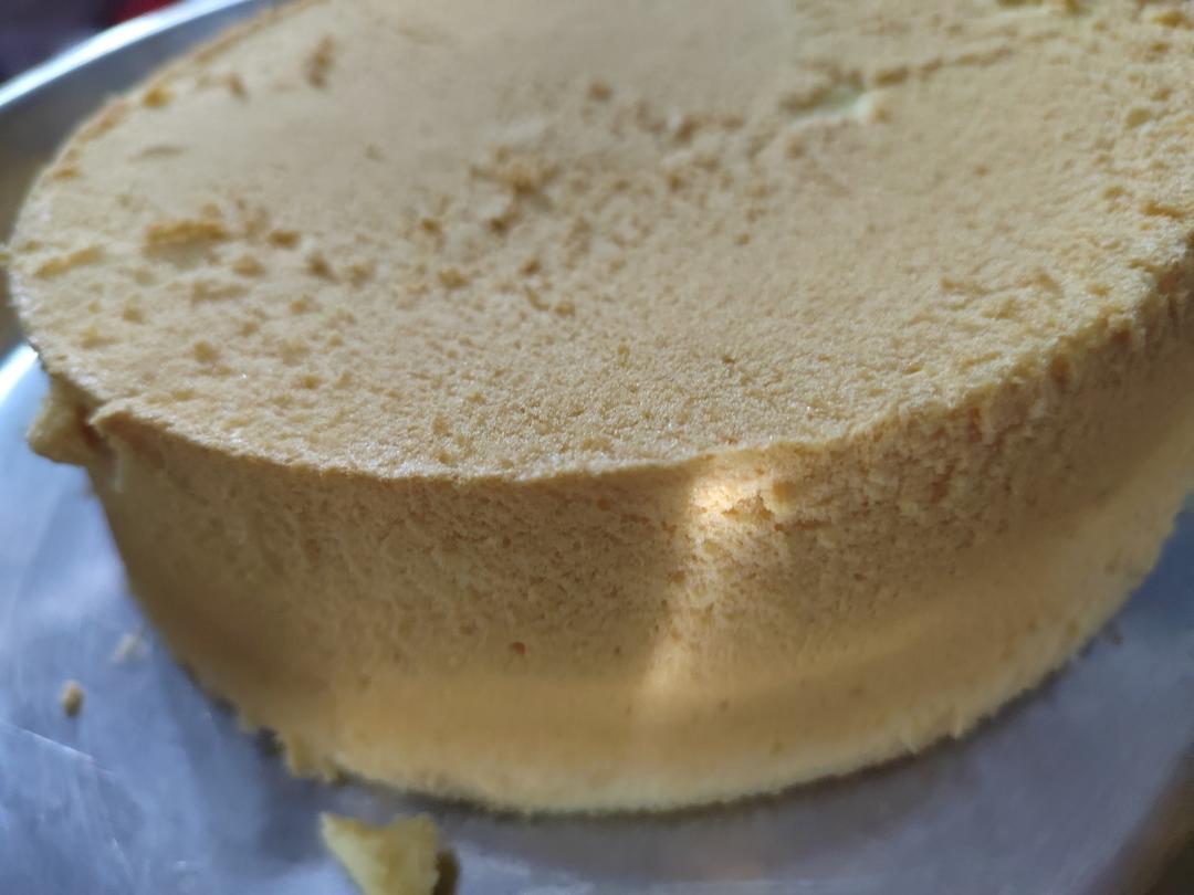 零失败戚风蒸蛋糕（8寸）可做蛋糕胚（另附红丝绒蒸蛋糕做法）