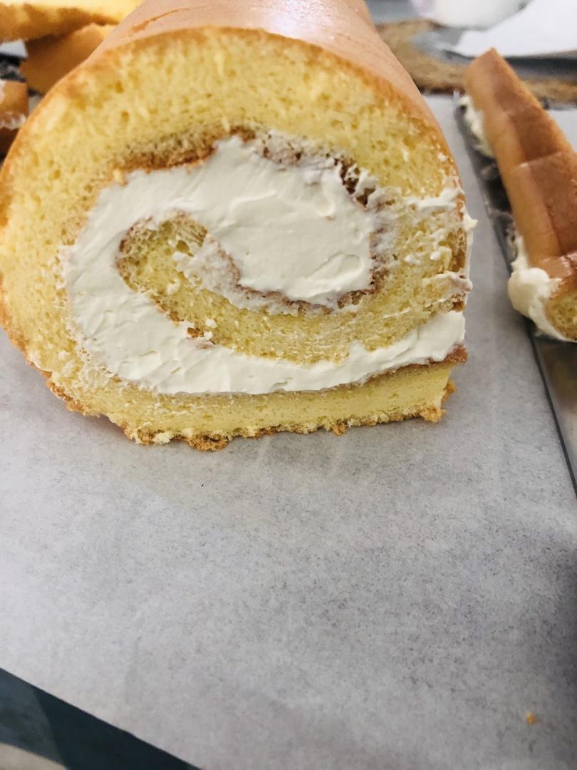 原味基础蛋糕卷(小五卷)