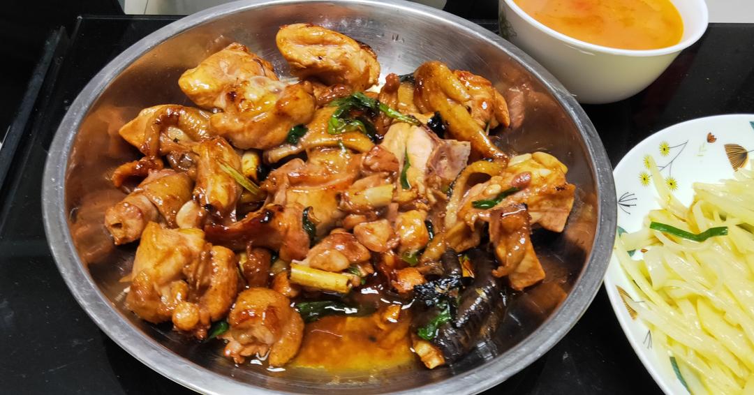 葱炒鸡肉
