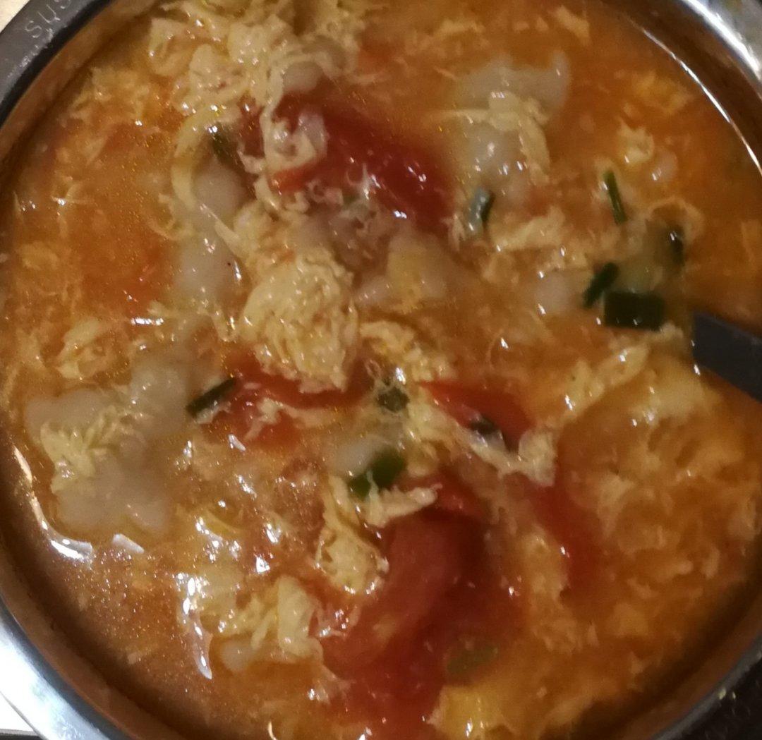 番茄鸡蛋疙瘩面