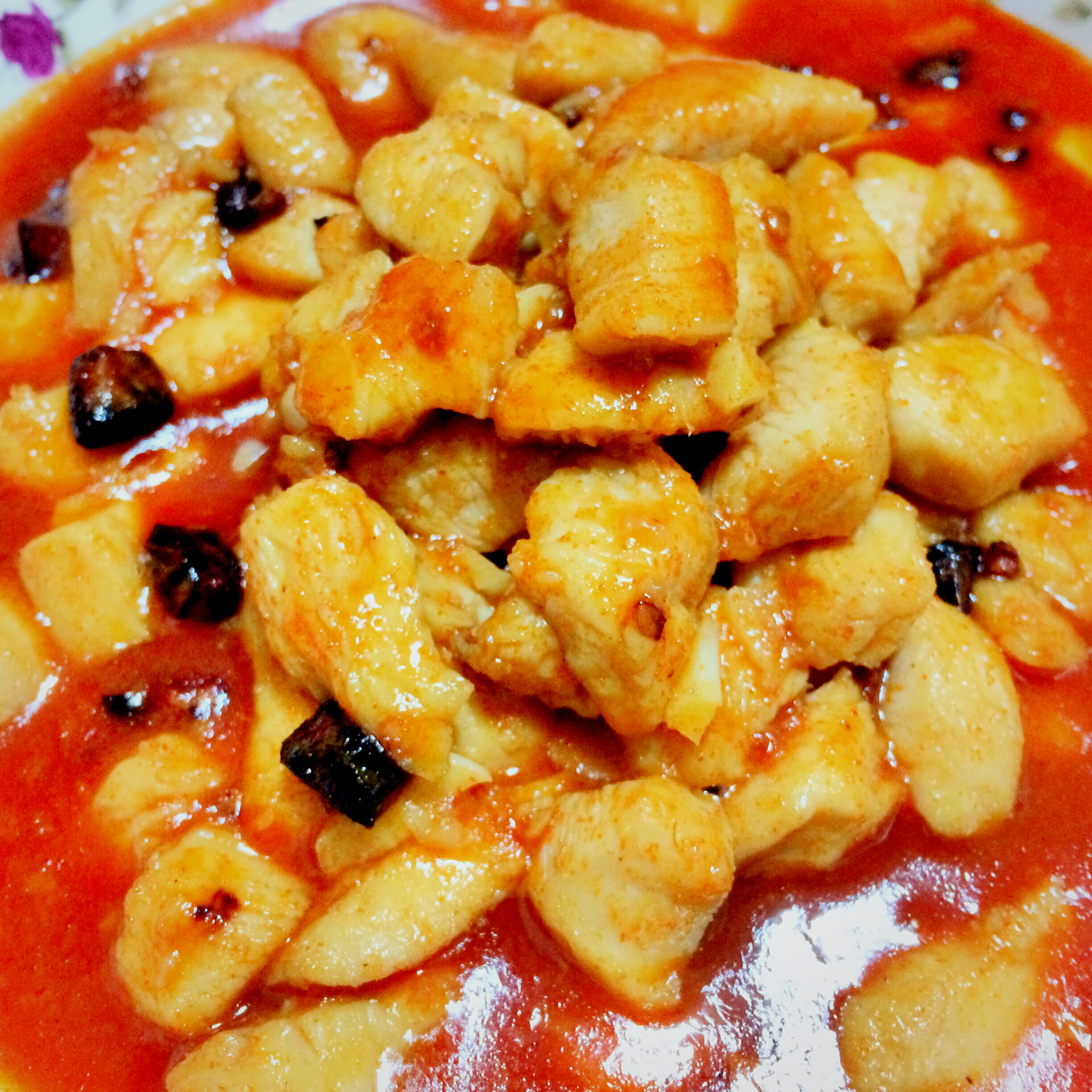 秘诀是雪碧的宫保鸡丁