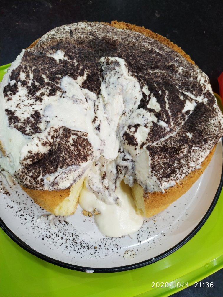 爆浆海盐芝士奶盖蛋糕