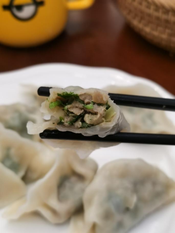 香菜肉饺，太好吃啦的做法
